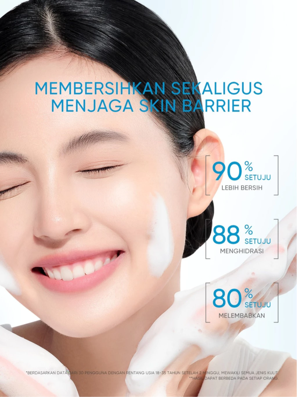 SKINTIFIC - Low pH Gentle Care Cleanser 120ml | 5X Ceramide - Gambar 2