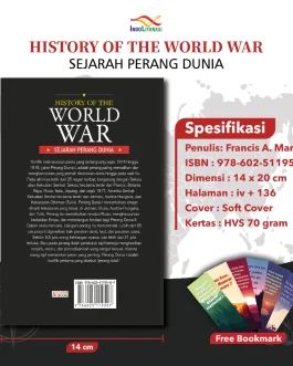 Buku Sejarah Perang Dunia – History Of The World War FREE BOOKMARK