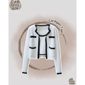 Cardigan Toply Wanita Premium | Outer Rajut Lengan Panjang Korean Style