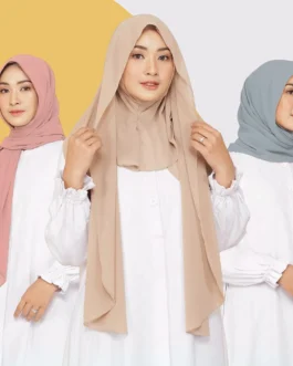 HELAIRINDU – Hijab Pashmina Curve Inner Instan Masker