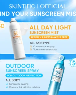 SKINTIFIC – All Day Light Sunscreen Mist SPF 50 PA++++